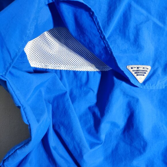 Columbia Bahama PFG Omni-shade men's size 2XL blue mesh lining - Picture 9 of 12